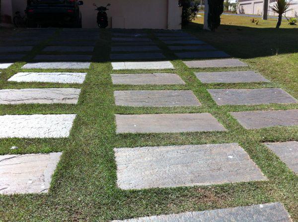 Pedras leves para jardim