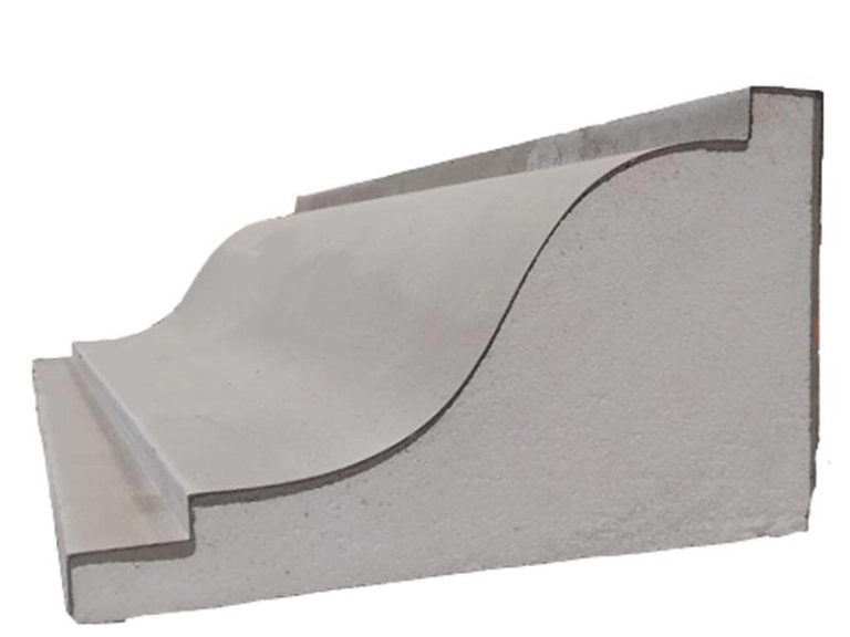 Cimalha de 40x25 para beiral